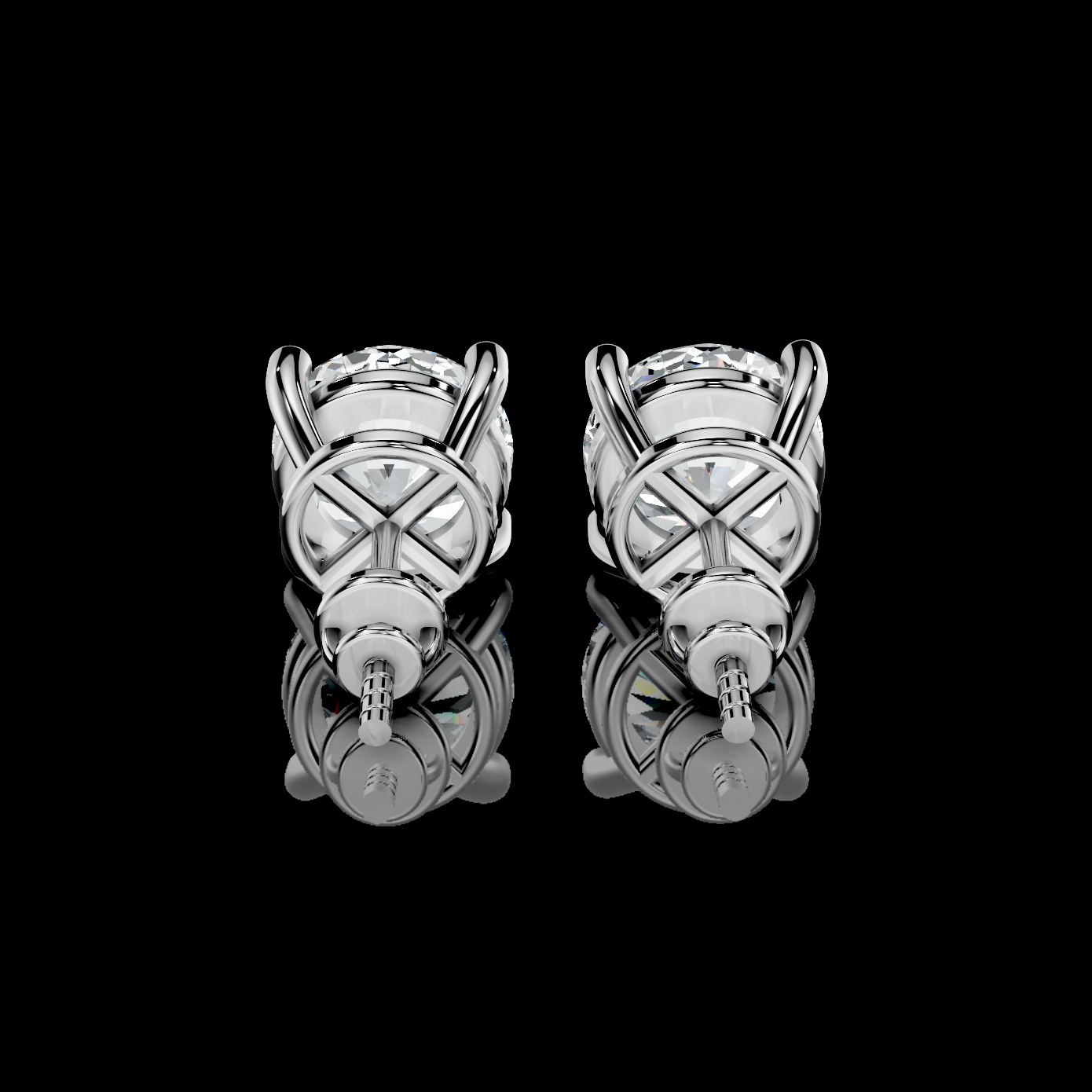 2CT Lab Diamond Studs