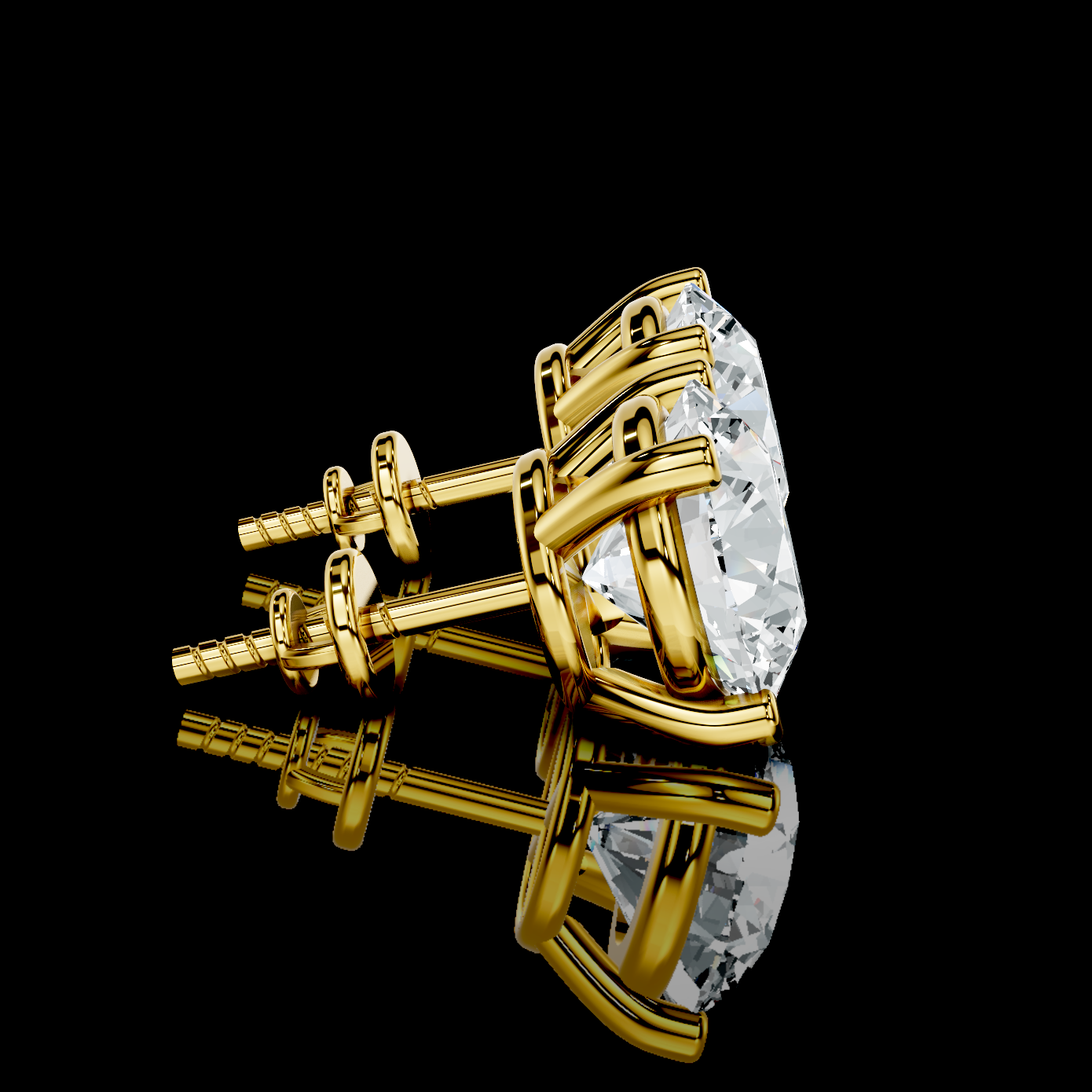 2.5CT Lab Diamond Studs