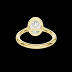 Modern 2.2 CT Oval Bezel Solitaire Ring