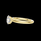Classic 1 CT Oval Solitaire Lab Diamond Ring