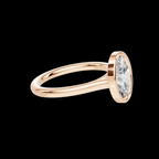 Modern 2.2 CT Oval Bezel Solitaire Ring