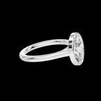 Modern 2.2 CT Oval Bezel Solitaire Ring