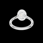 Modern 2.2 CT Oval Bezel Solitaire Ring