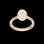Modern 2.2 CT Oval Bezel Solitaire Ring
