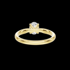 Classic 1 CT Oval Solitaire Lab Diamond Ring