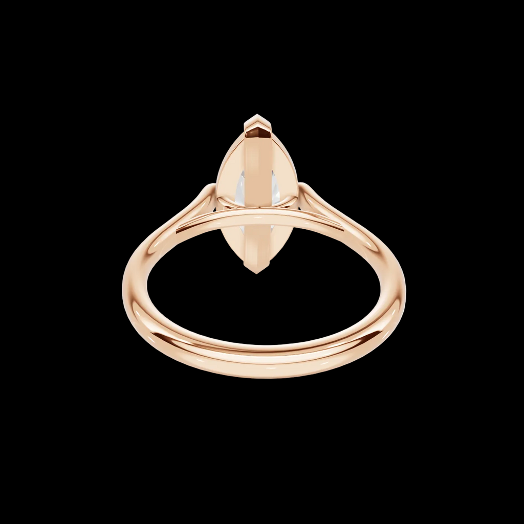 Elegant 2 CT Marquise Solitaire Diamond Ring