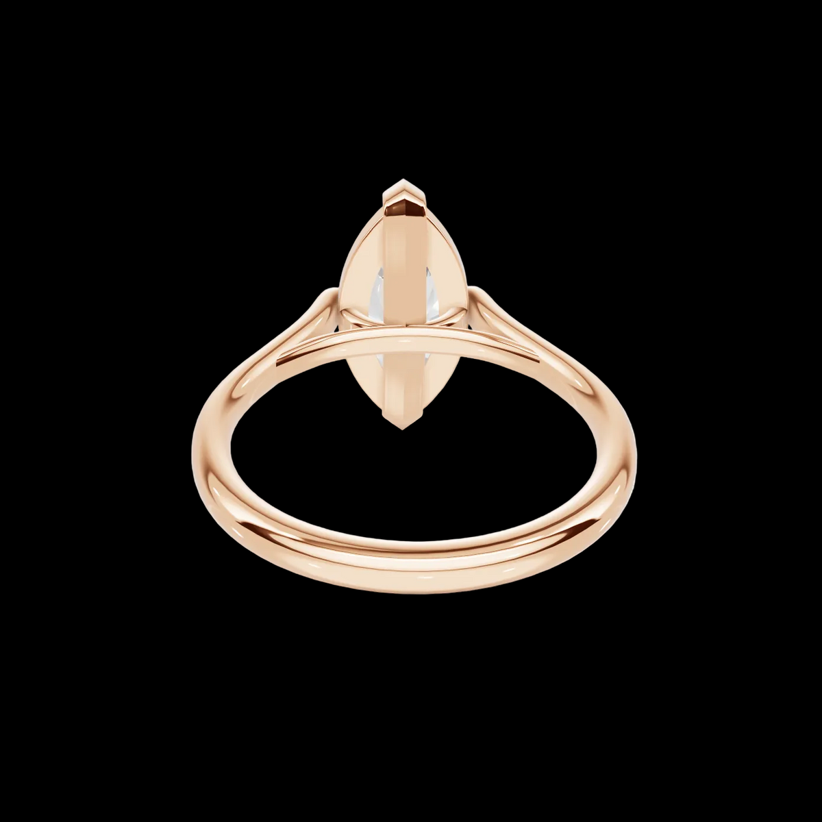 Elegant 2 CT Marquise Solitaire Diamond Ring