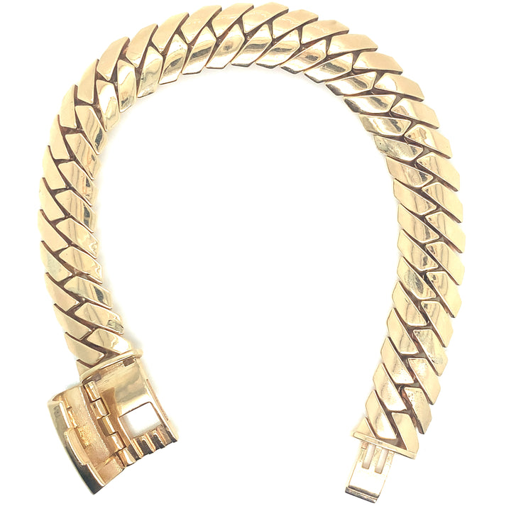 9MM Tight Cuban Link in 14k Gold