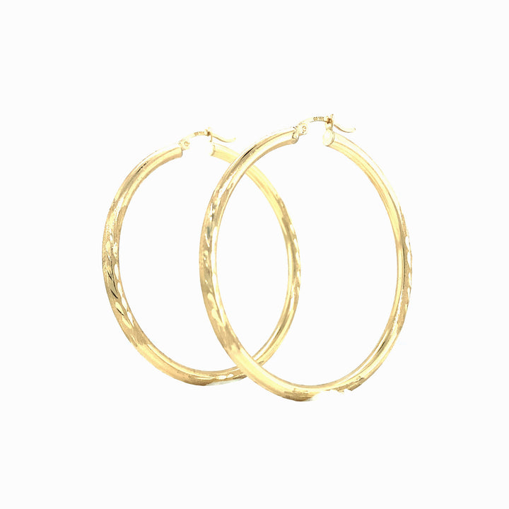 Italian Gold Hoop Earrings
