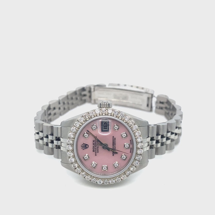 Rolex Oyster Perpetual Ladies Pink Dial - 26MM