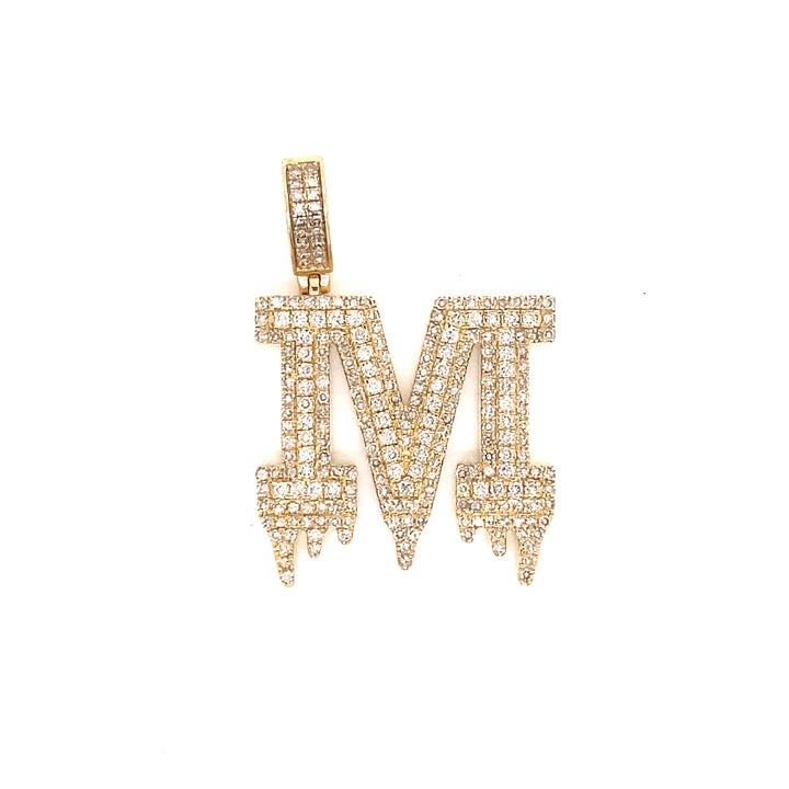 10k Gold Initial Drip Letters