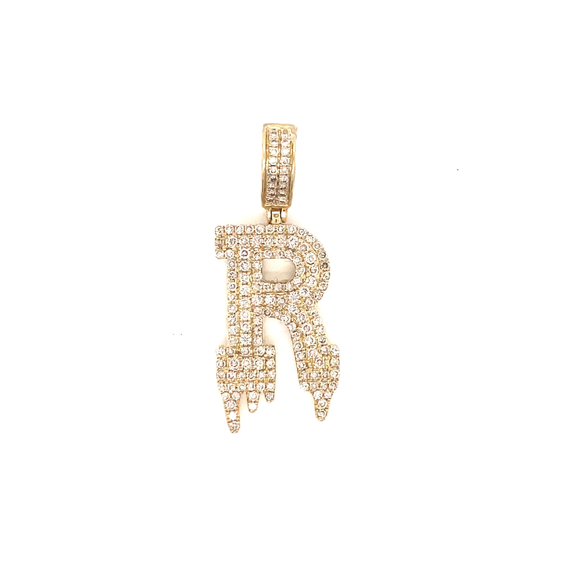 10k Gold Initial Drip Letters