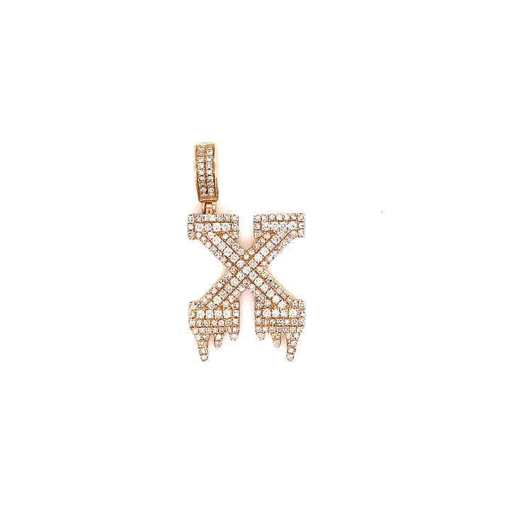 10k Gold Initial Drip Letters