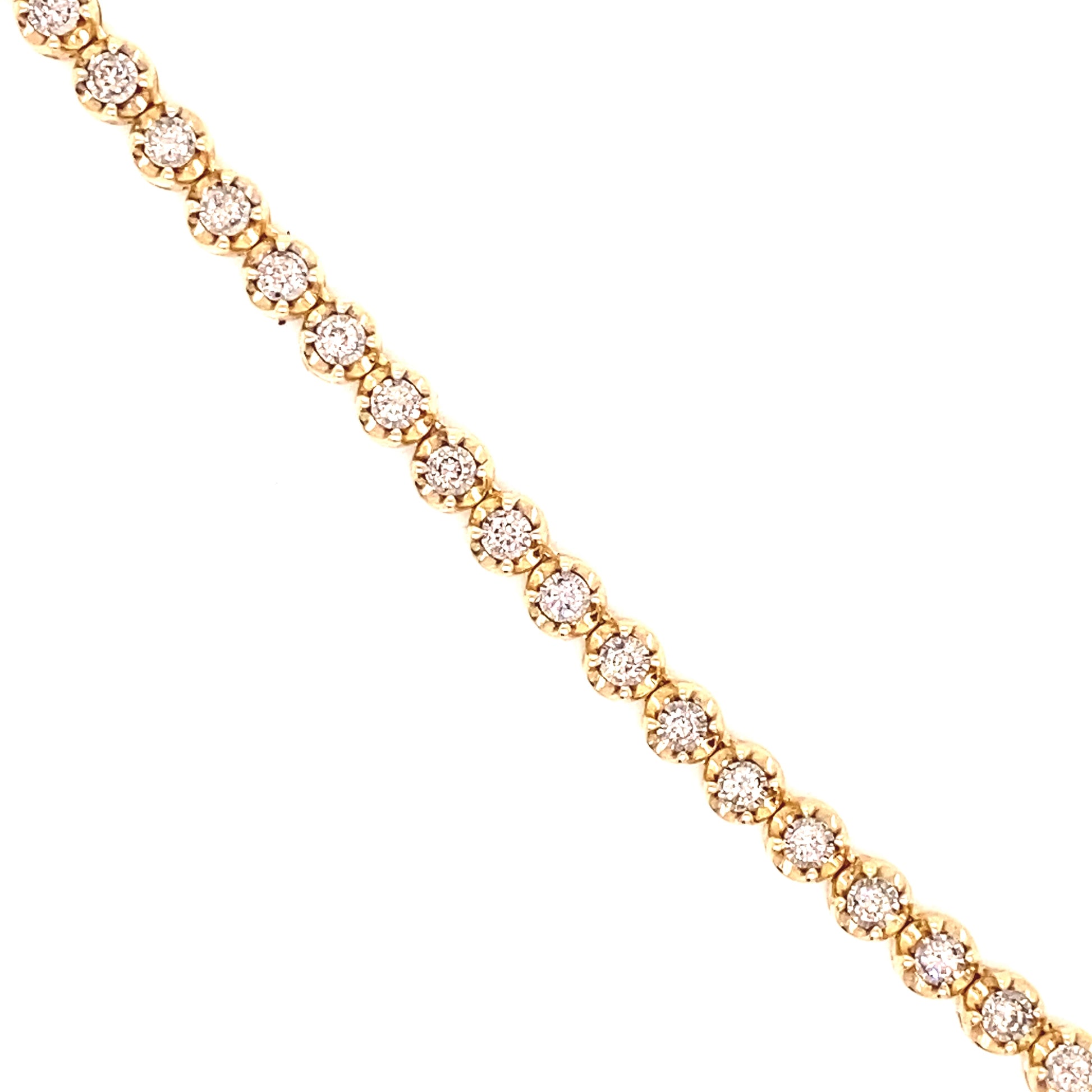 14k Gold and 8.50 CTW Diamond Tennis Necklace - Rocco's Jewelry