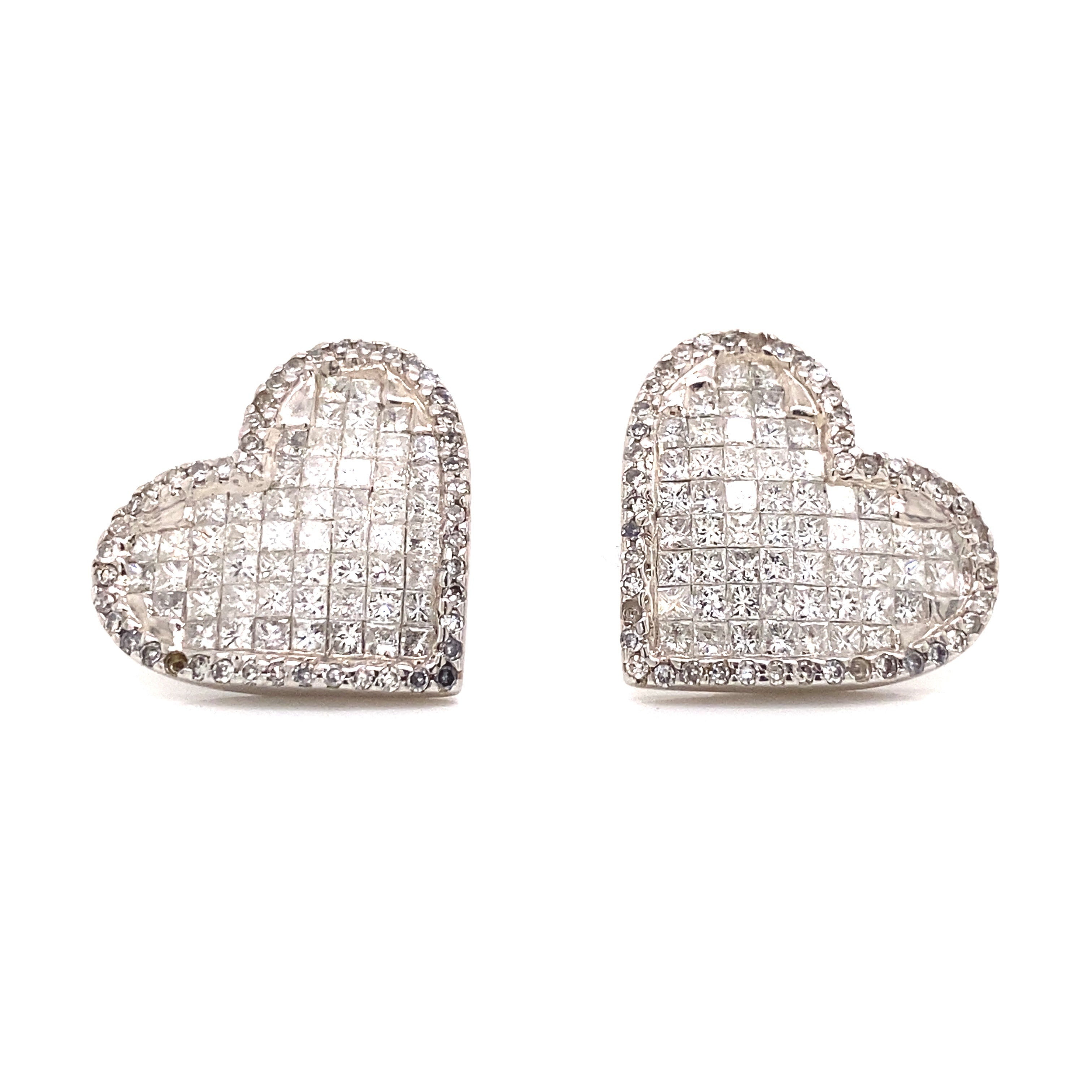 Heart Diamond Earring