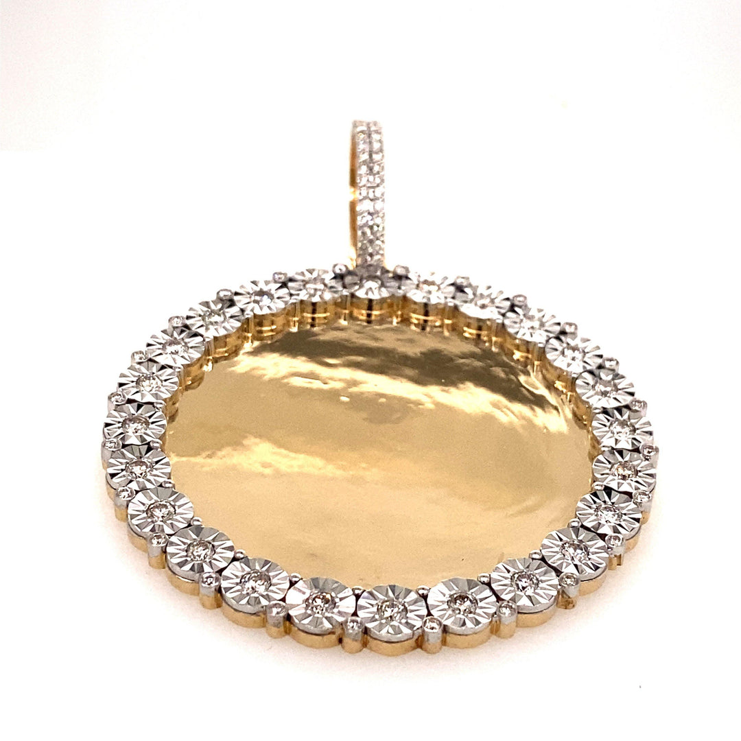 10k Gold and 1.50 CTW Diamond Pendant - Rocco's Jewelry