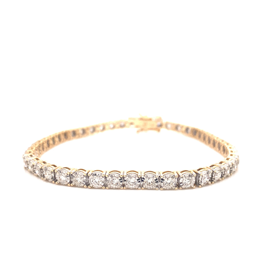 Diamond Tennis Bracelet in 14K Gold