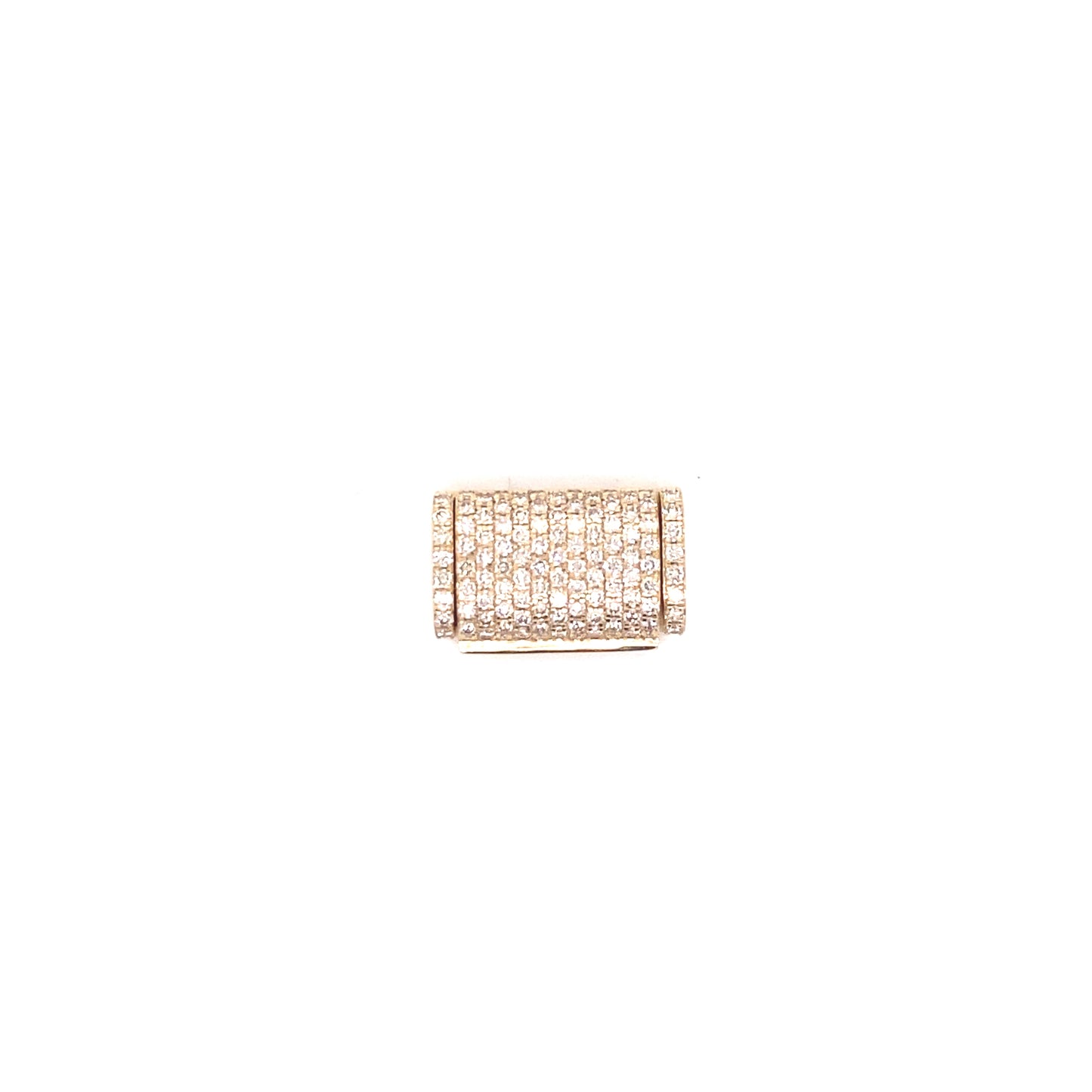 10k 8MM Gold Diamond Lock