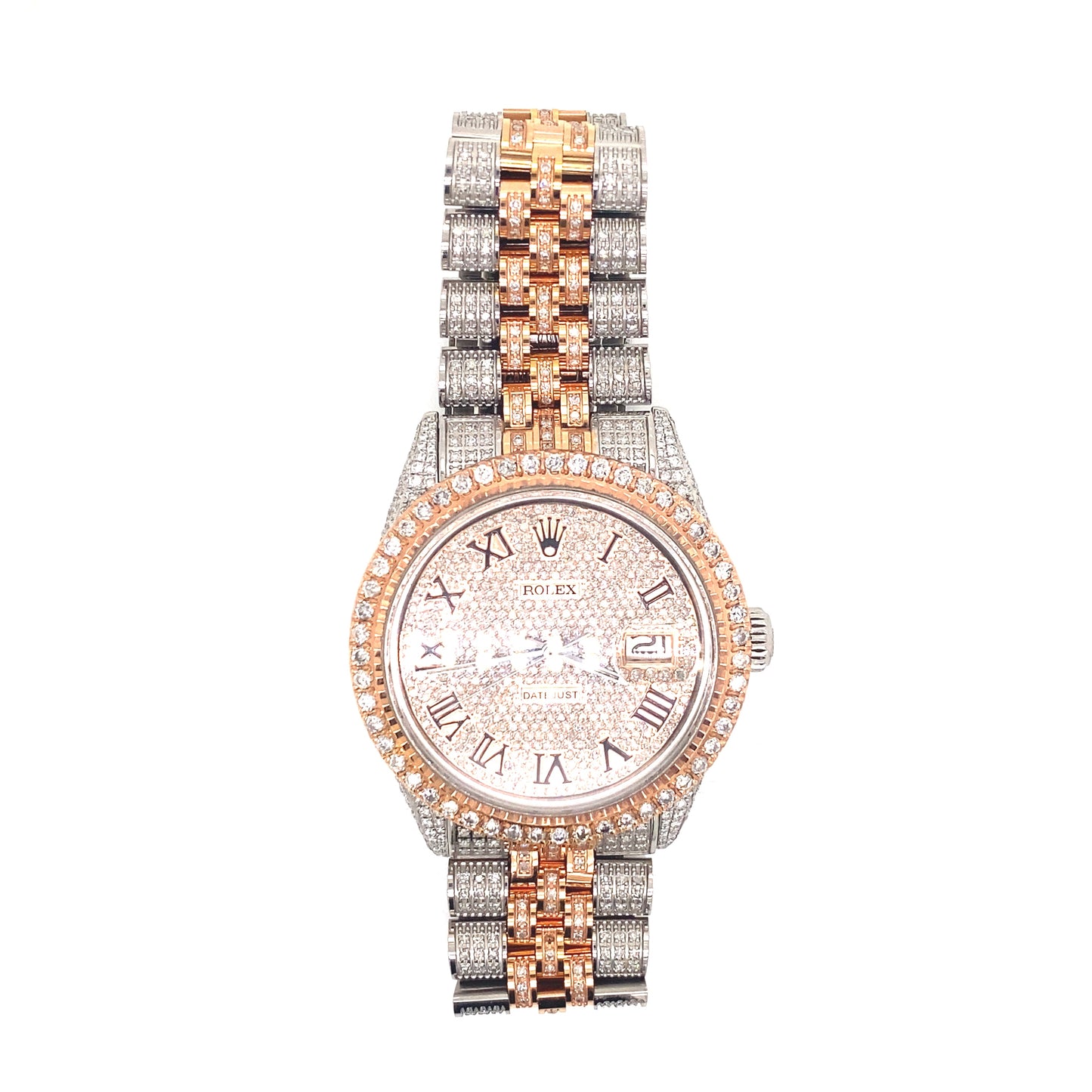 36MM Rolex Datejust Watch Rose Gold