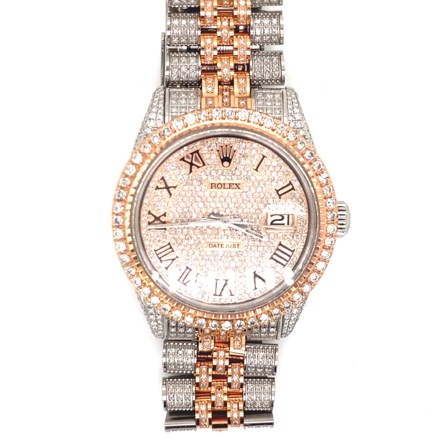 36MM Rolex Datejust Watch Rose Gold