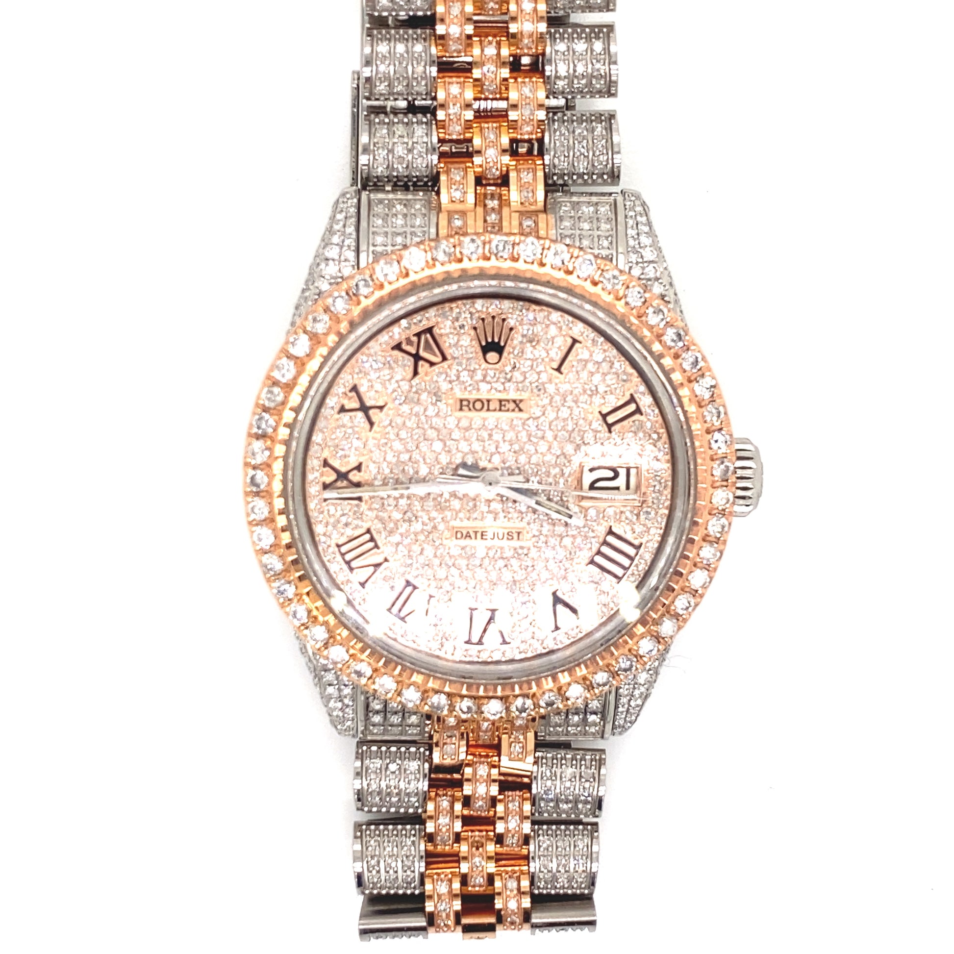 36MM Rolex Datejust Watch Rose Gold