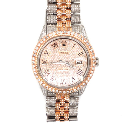 36MM Rolex Datejust Watch Rose Gold