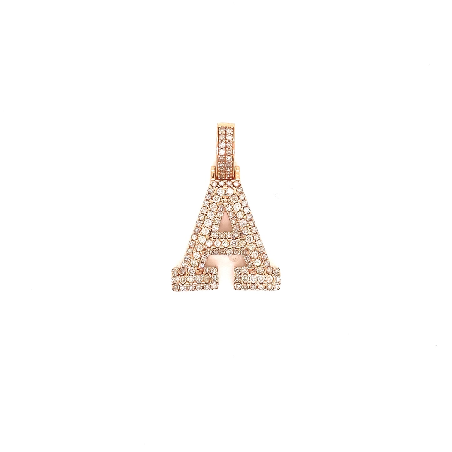 Rose Gold and Diamond Initials