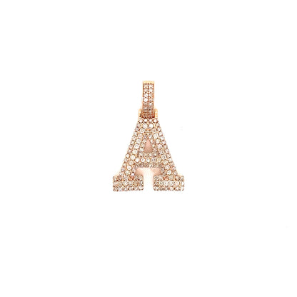 Rose Gold and Diamond Initials