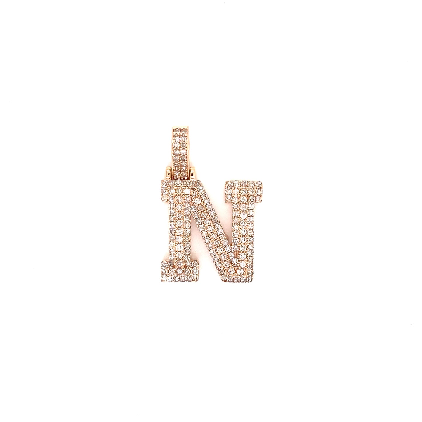 Rose Gold and Diamond Initials