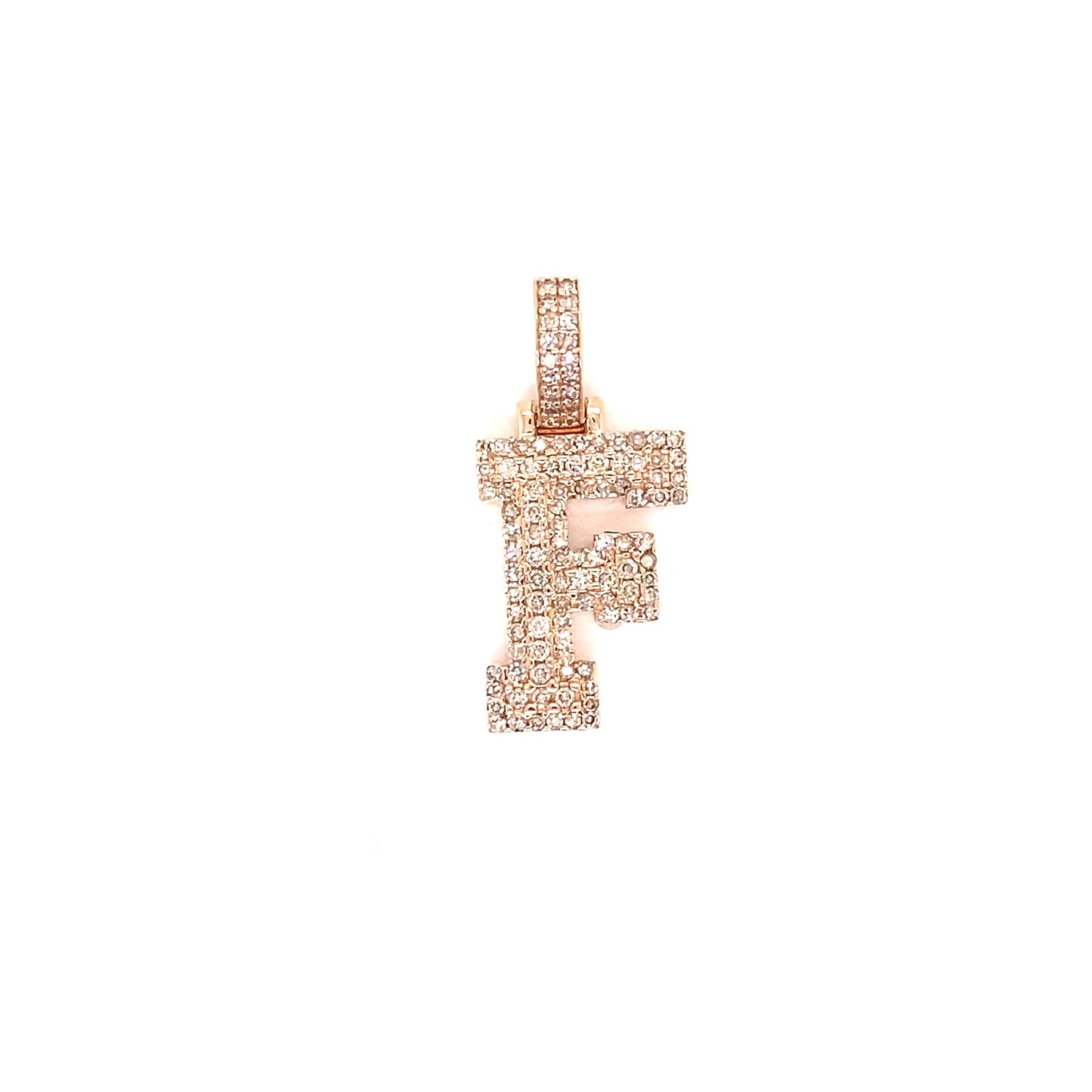 Rose Gold and Diamond Initials
