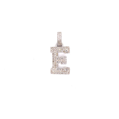 White Gold and Diamond Initials