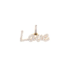 Diamond Love Pendant in 14k Gold