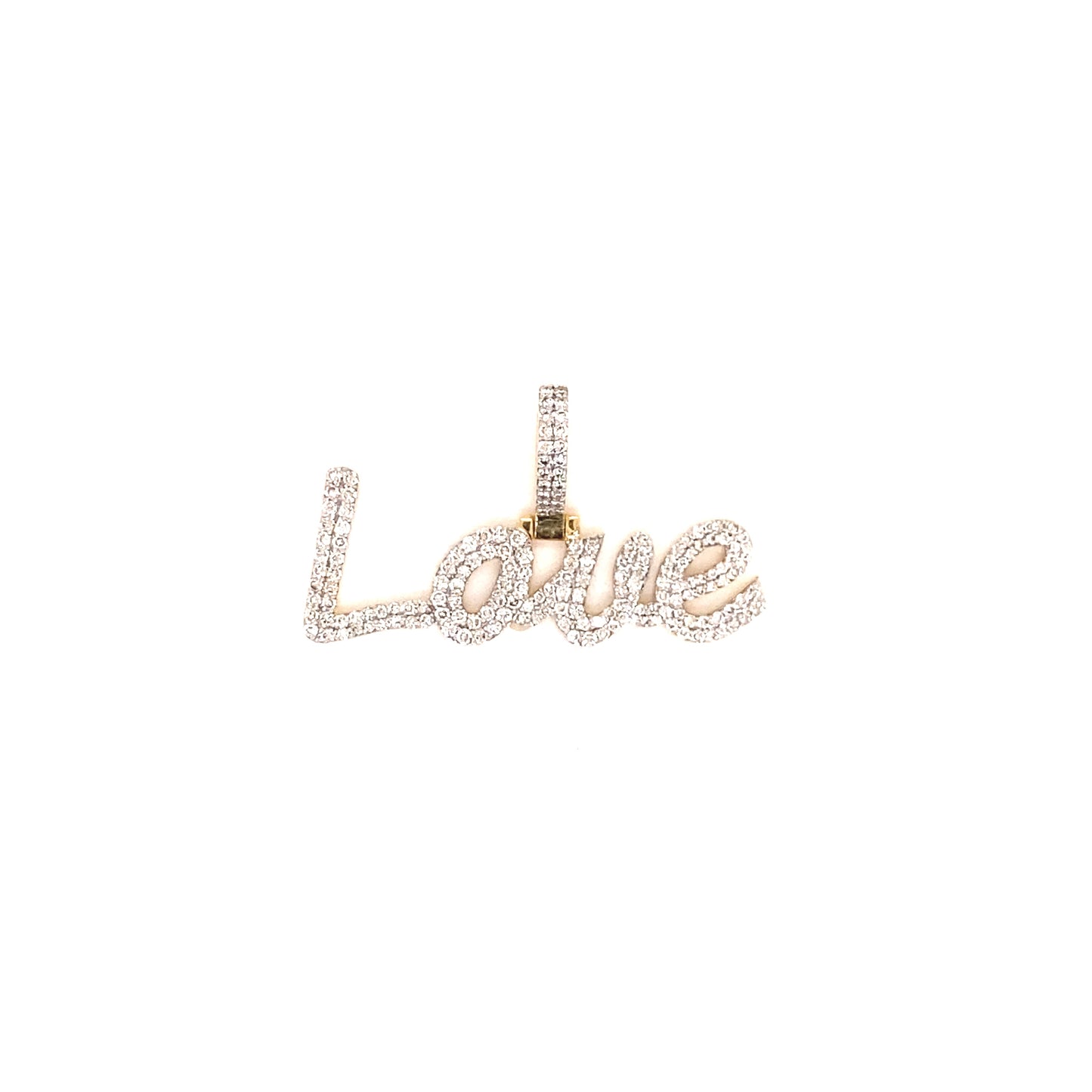 Diamond Love Pendant in 14k Gold