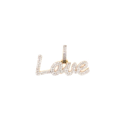 Diamond Love Pendant in 14k Gold