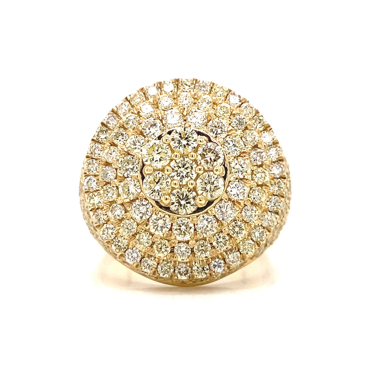 Round Cut Diamond Mens Ring