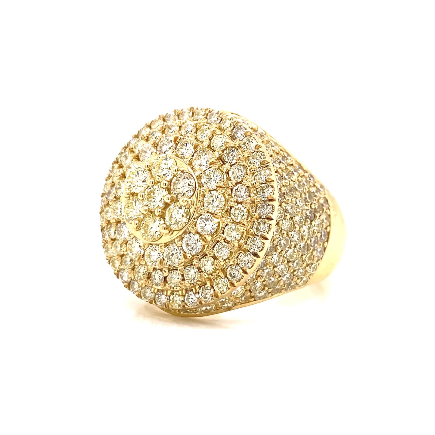 Round Cut Diamond Mens Ring