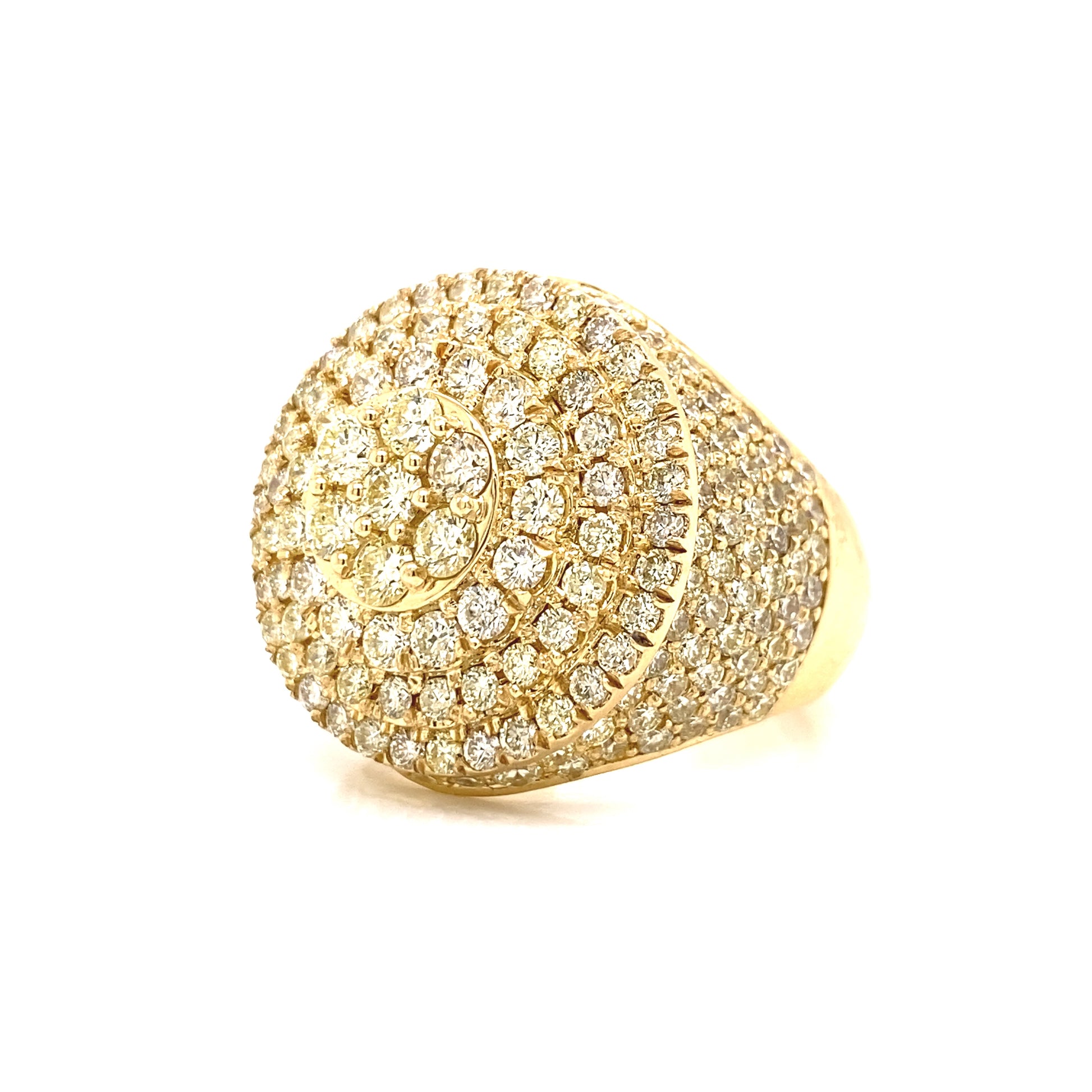Round Cut Diamond Mens Ring
