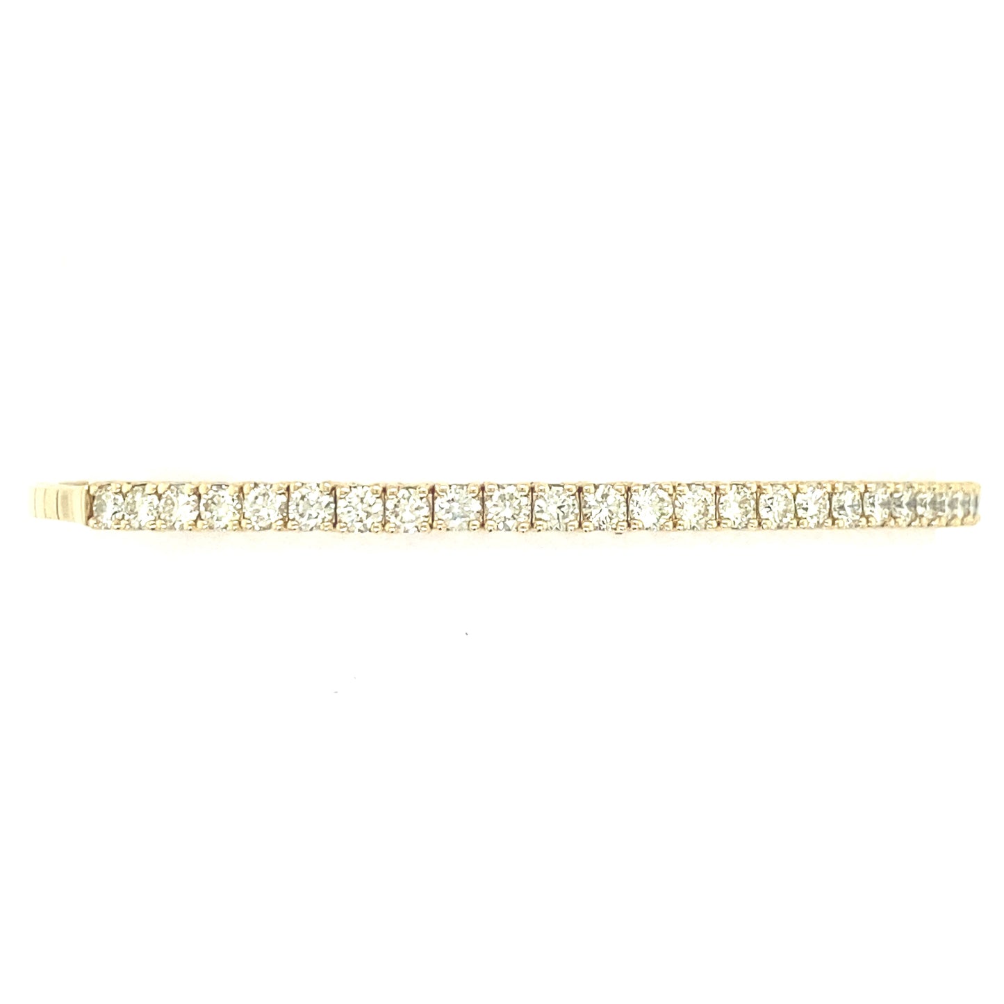 2.5CT Flexible Diamond Tennis Bangle