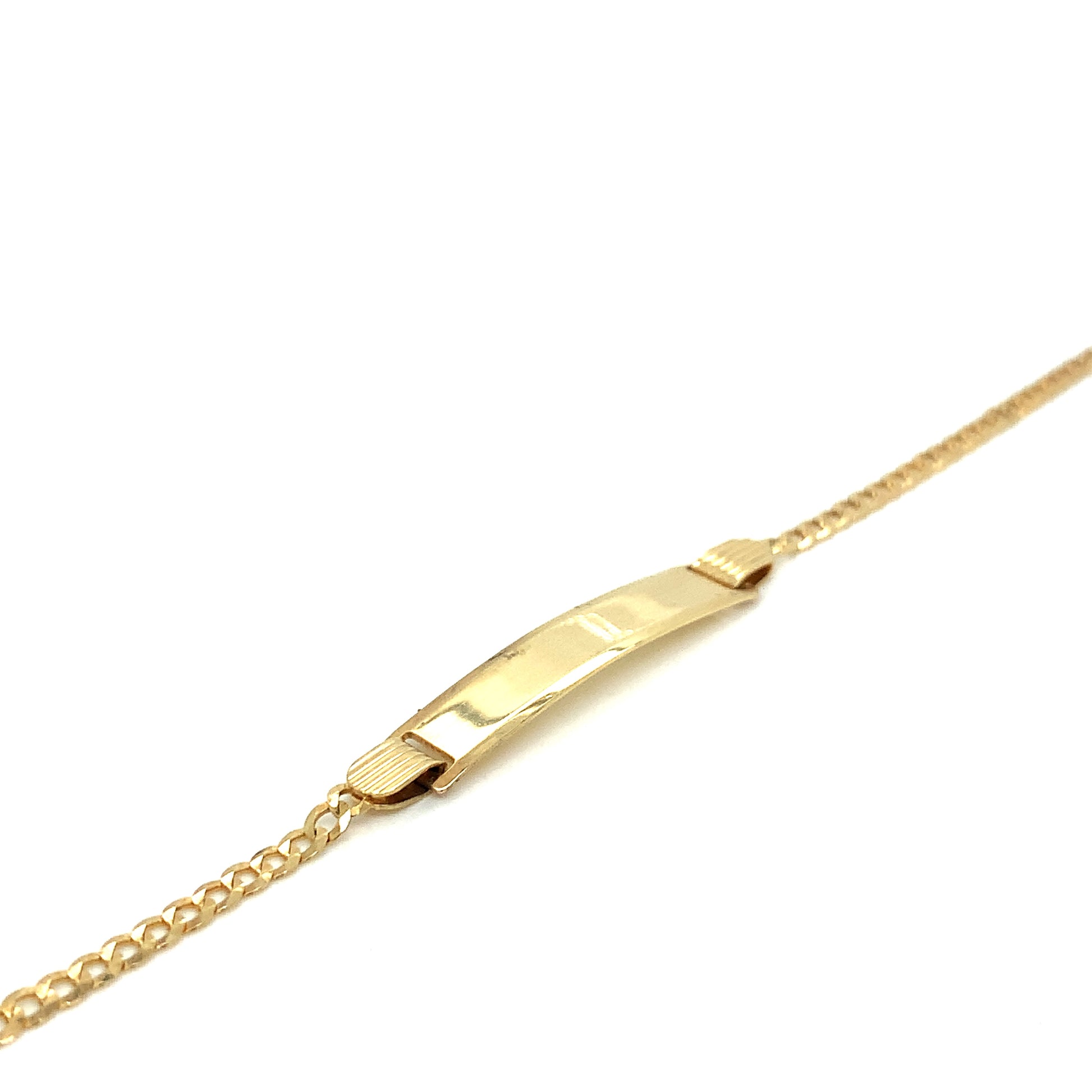 2.5MM Cuban Baby ID Bracelet