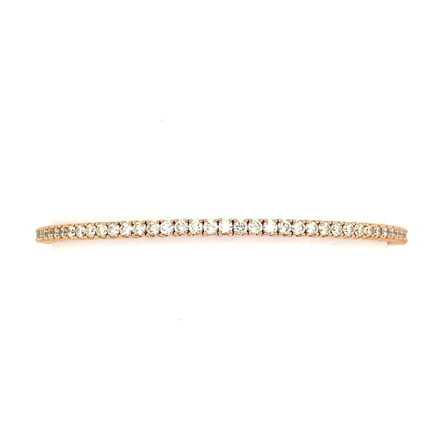 2.5CT Flexible Diamond Tennis Bangle