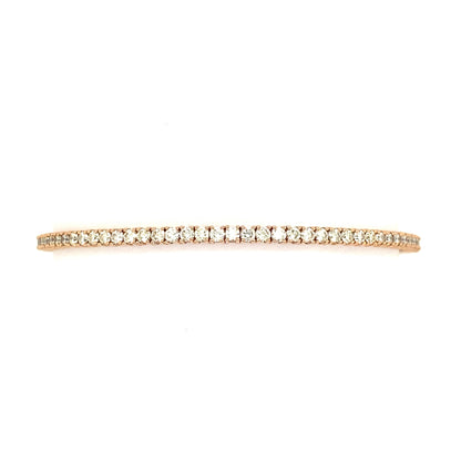 2.5CT Flexible Diamond Tennis Bangle