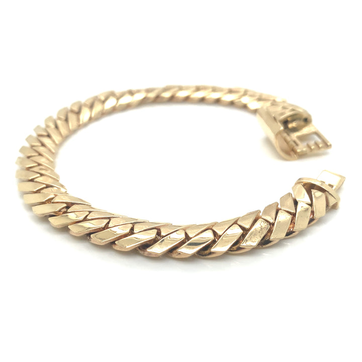 9MM Tight Cuban Link in 14k Gold