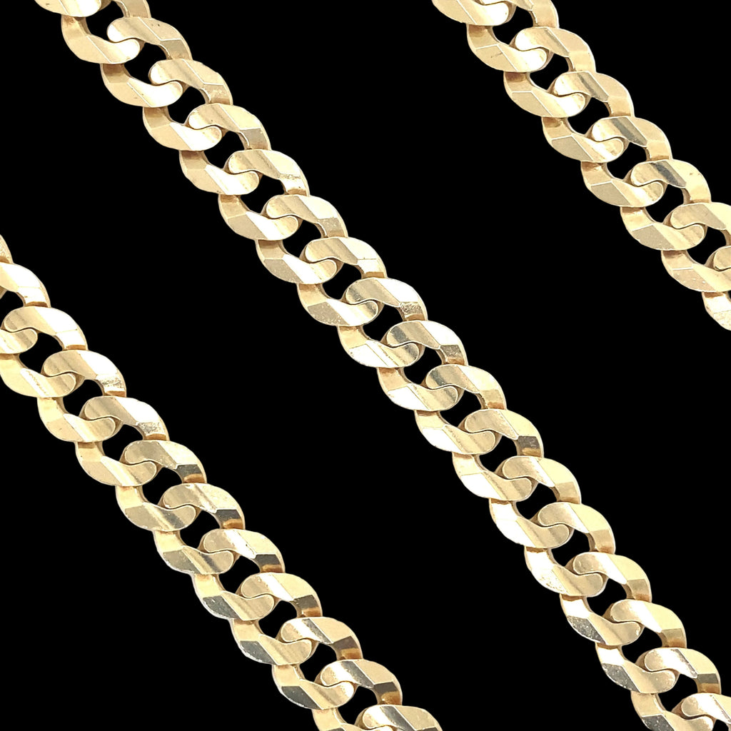 14kt Curb Cuban Chain