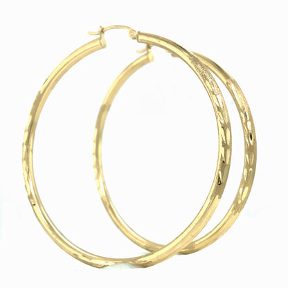 Italian Gold Hoop Earrings