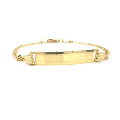 2.5MM Cuban Baby ID Bracelet