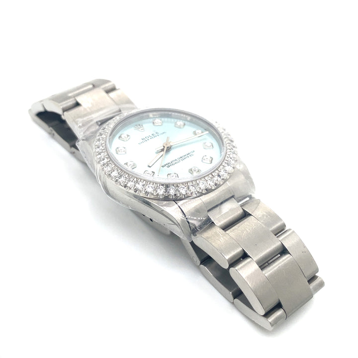 Rolex Oyster Perpetual Diamond Blue Dial - 31MM