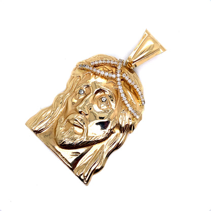 Traditional Jesus Head Pendant