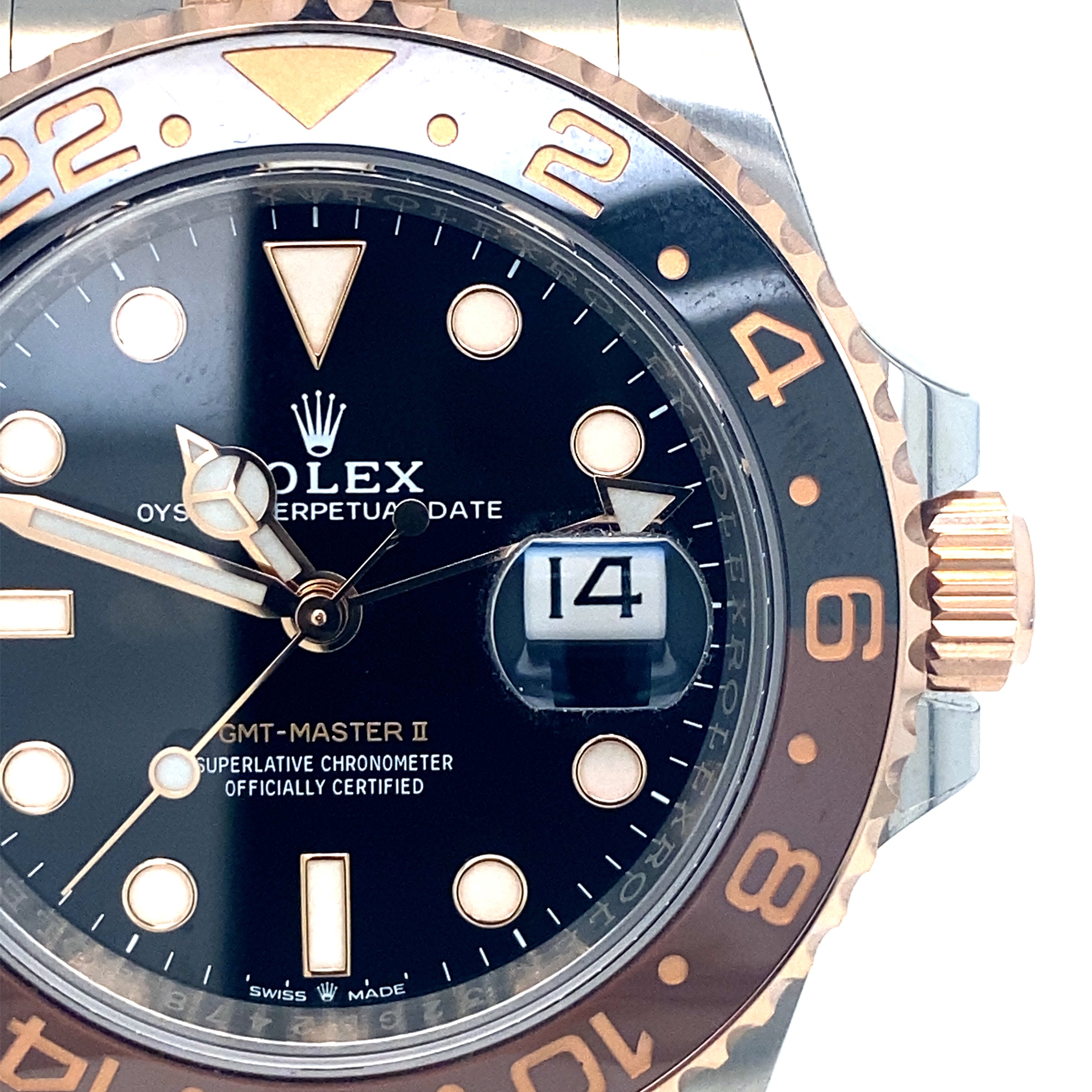 Rolex gmt master clearance rose