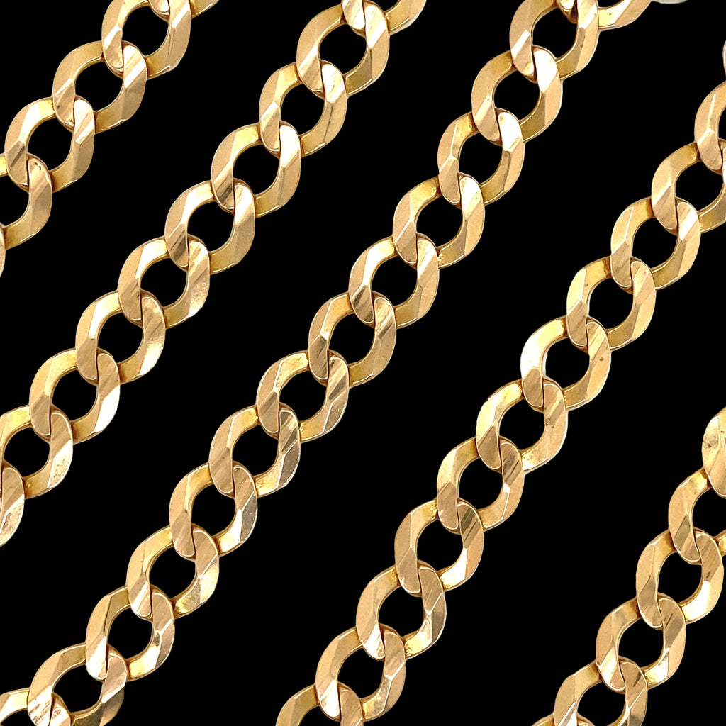 9.5mm Curb Cuban Chain