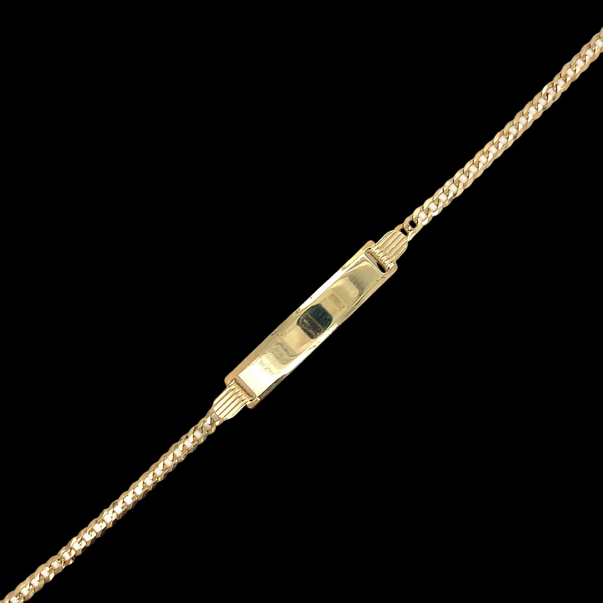 2.5MM Baby Cuban Link Bracelet 14k